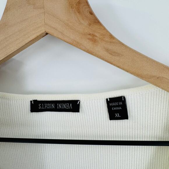 Vintage Venini Nights Embellished Polka Dot Lightweight Sweater XL Retro Look - Picture 3 of 6